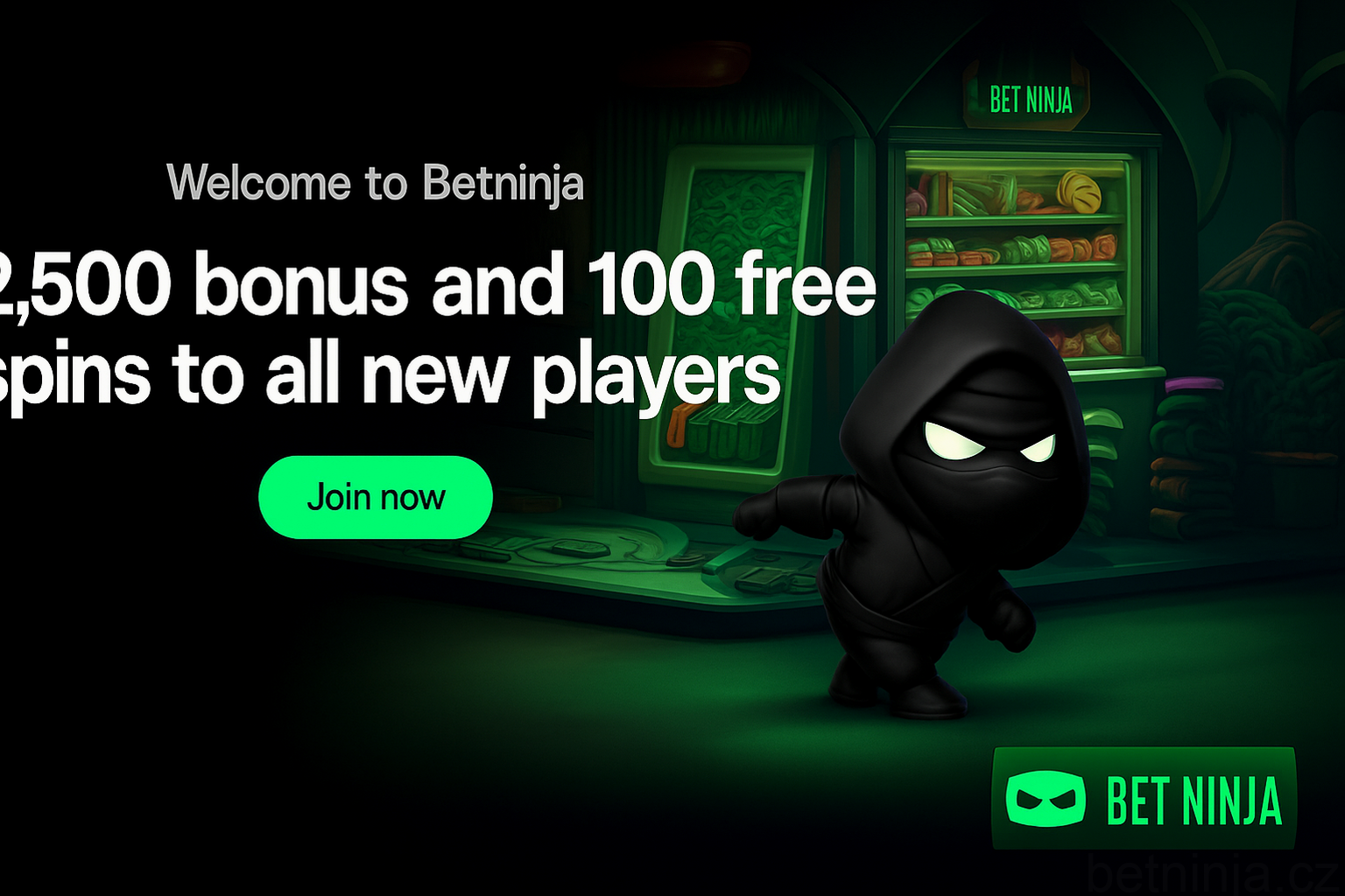 Betninja Casino uvítací bonus